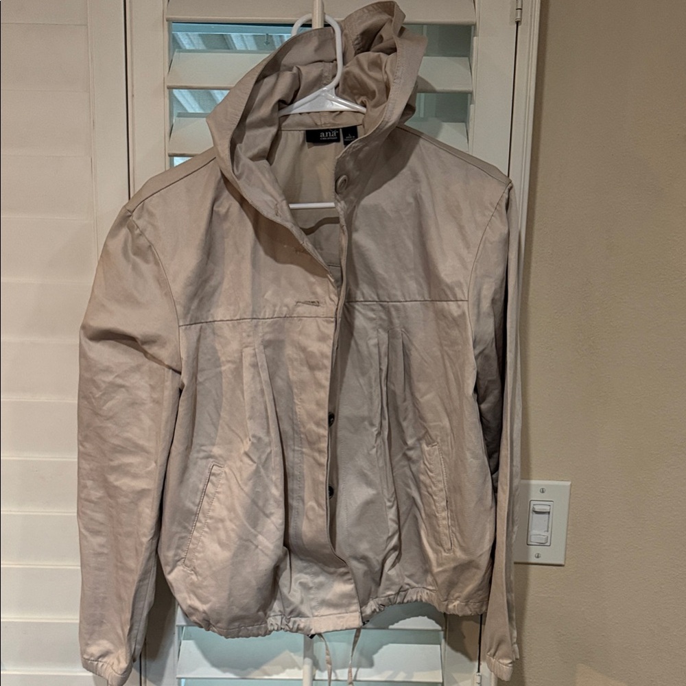 a.n.a Beige Hooded Jacket